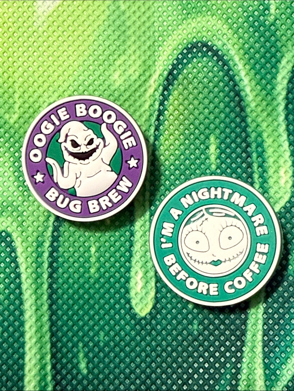 Oogie Boogie & Sally Croc Charms